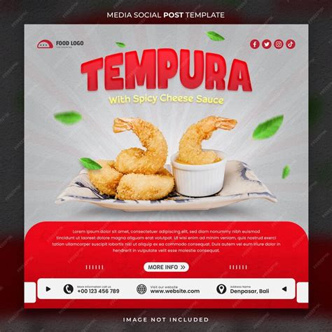 banner tempura|Special Asian Food Menu Tempura Social Media。